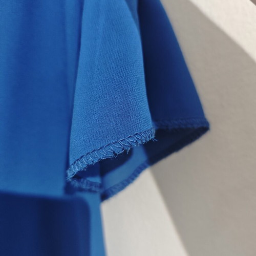 Two-tone summer dress size S like new, black and blue