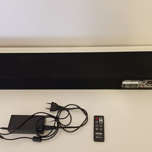 Crystal Acoustics Cuby 7 speaker and Teevy Bar soundbar