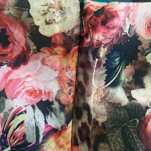 Mini floral skirt with ruffles Mohito new multicolor XS