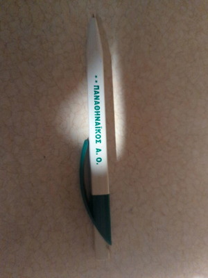 Panathinaikos collectible pen used, does not write