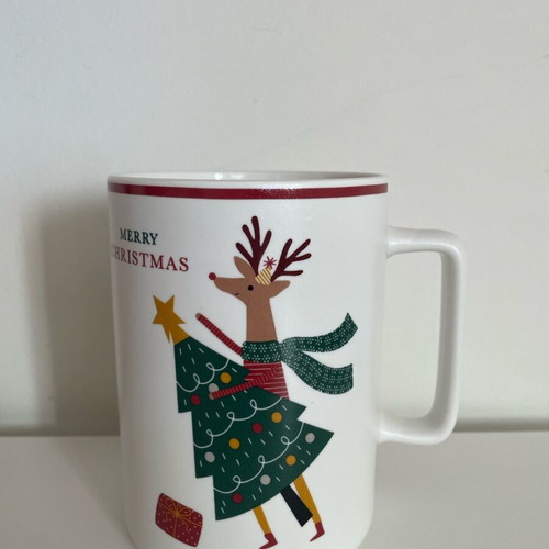 Flying Tiger Christmas Mug new, large