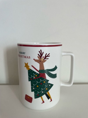 Flying Tiger Christmas Mug new, large