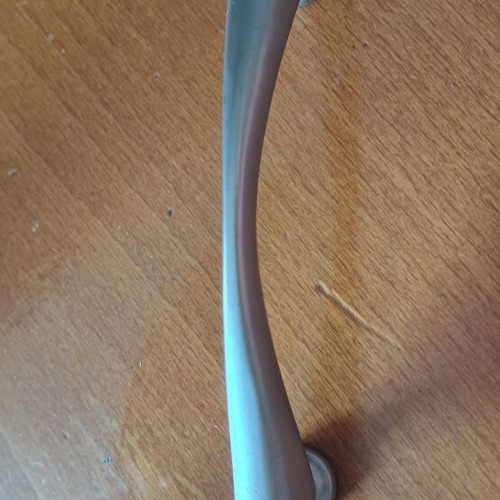 Kitchen handles used, heavy, silver color, without screws