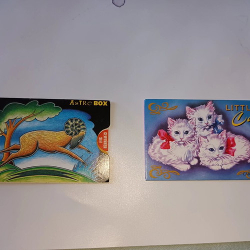 Collectible German Phone Card Holders set of 2, new, vintage style