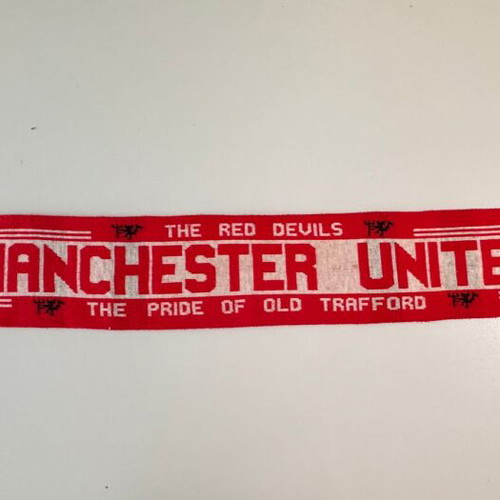 Manchester United 90’s double-sided scarf used, authentic
