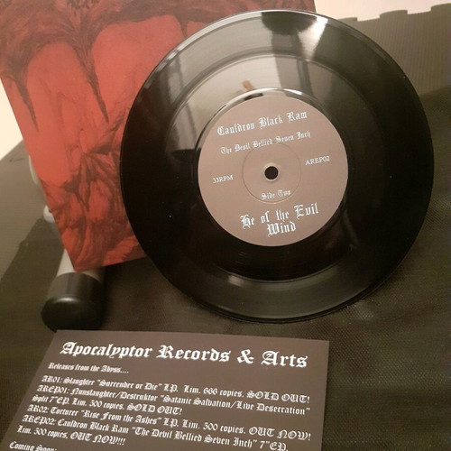 Cauldron Black Ram The Devil Bellied Seven Inch 7" vinyl limited edition