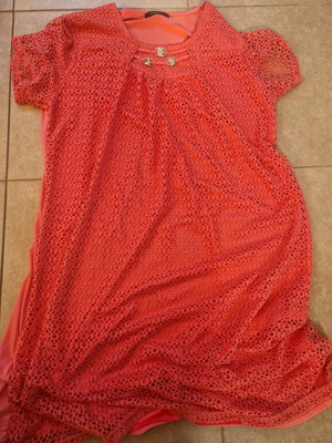 Dress with lining and gold details like new