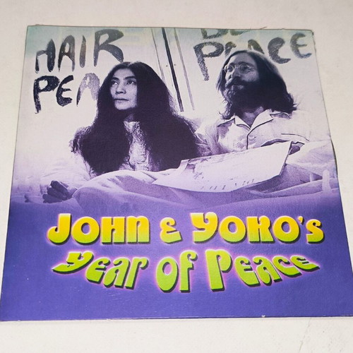 John Lennon and Yoko Ono's Year of Peace DVD like new, subtitles