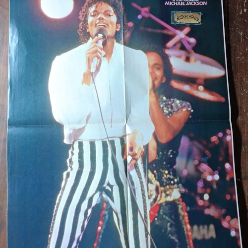 Michael Jackson Popcorn Magazine 4-Page Poster new with 3D Depeche Mode