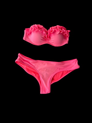 Victorias Secret μπικίνι μεταχειρισμένο, κοραλί στράπλες, μέγεθος M