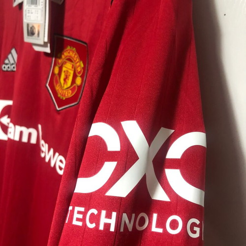 Manchester United Adidas μακρυμάνικη εμφάνιση καινούργια, μέγεθος Large