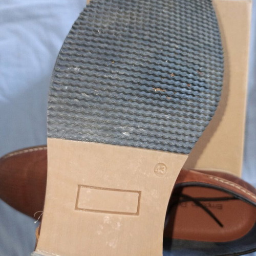Emporio Prima shoes like new, size 43, camel synthetic leather