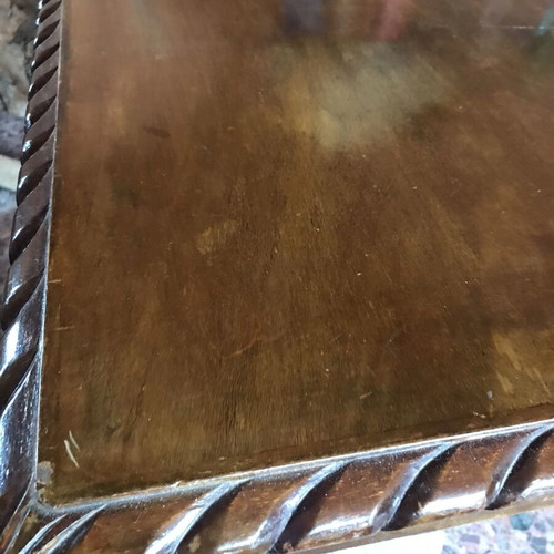 Old dining table used with scratches