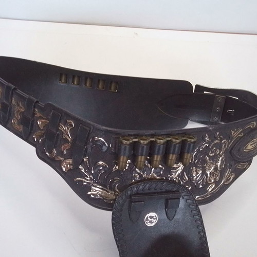 Vintage Colt Cowboy Ideal J.G Schrodel gun holster belt used