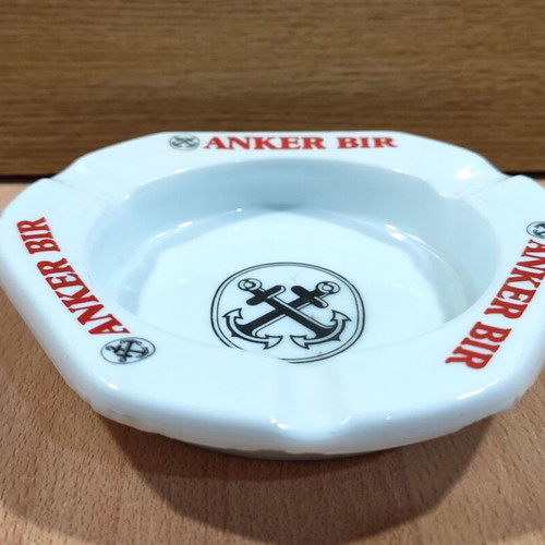 Anker beer vintage promotional ashtray used