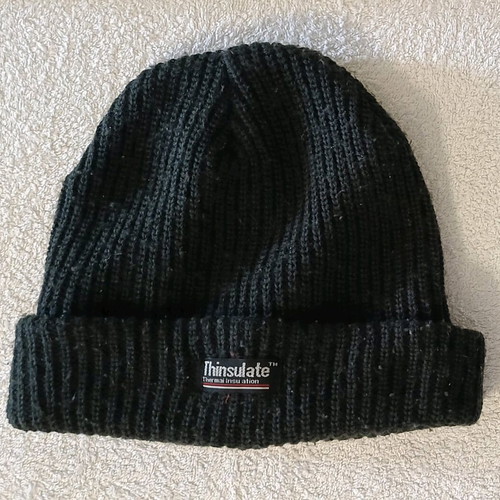 Men's Thinsulate hat gray like new one size