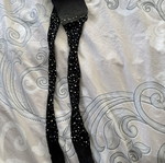 Pearl pantyhose new, black and white