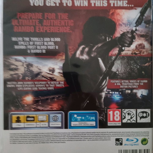 Rambo: The video game for PS3 like new, complete with manual