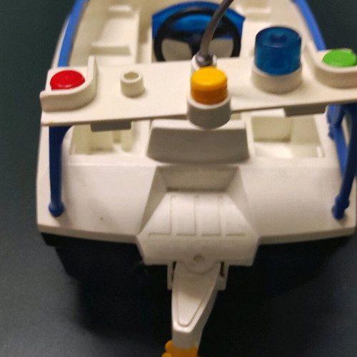 Playmobil 4471 customs boat used