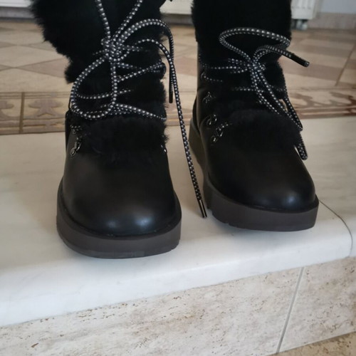 Ugg snow boots, black, size 37, new