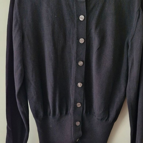 Louis Vuitton cardigan Uniformes, authentic piece, black, medium