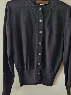 Louis Vuitton cardigan Uniformes, authentic piece, black, medium