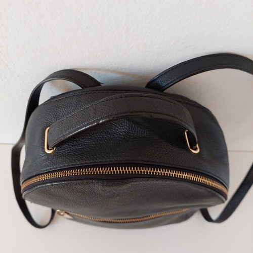 Michael Kors leather backpack used, medium size, black