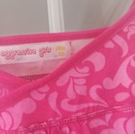 Girls' pink patterned top, size 16