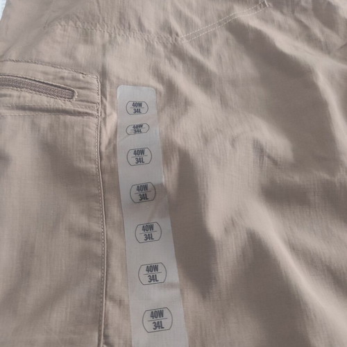 Columbia Silver Convertible Cargo Pants new, size 40 inches, brown
