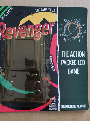 Tronica Revenger LCD game used with card and manual