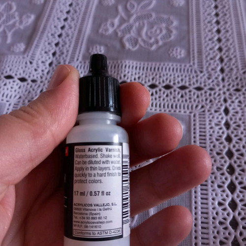 Acrylic gloss varnish new, sealed packaging