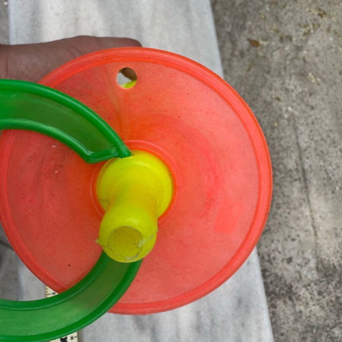 Panigiriotiki Karamouza pacifier-shaped like new, 1970s