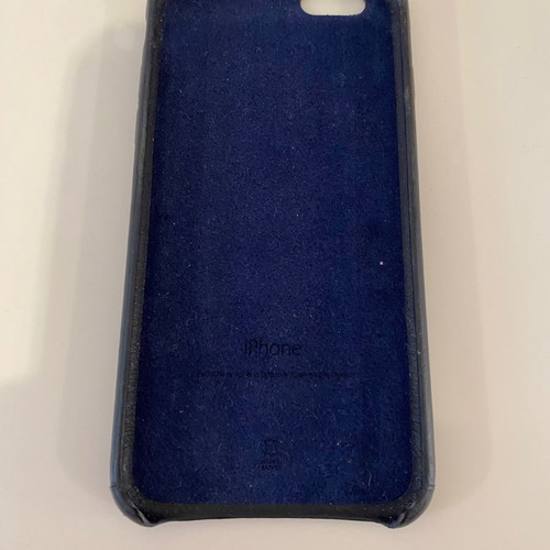 iPhone 8 Apple Original leather case blue used