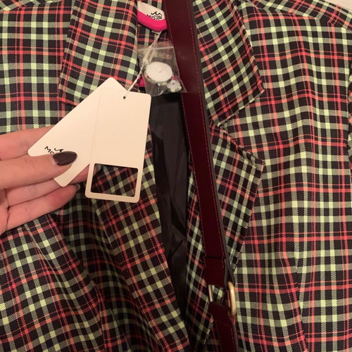 New long jacket with tag