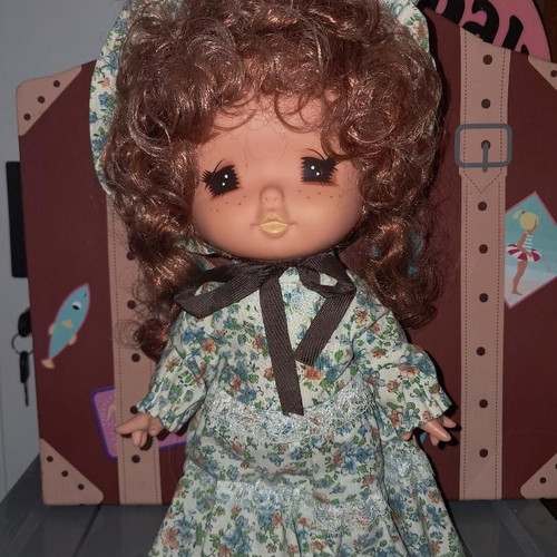Vintage Japan Anime doll used, Candy Candy or Sarah Kay style, 26 cm