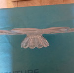 Crystal cake stand like new