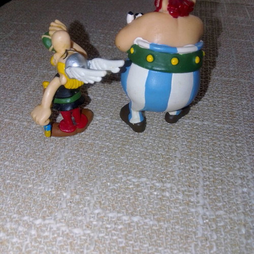 Asterix & Obelix collectible figures Plastoy 1997 like new
