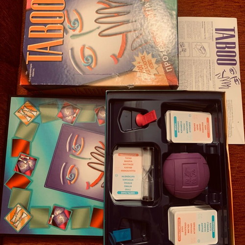 Taboo board game Greek edition like new