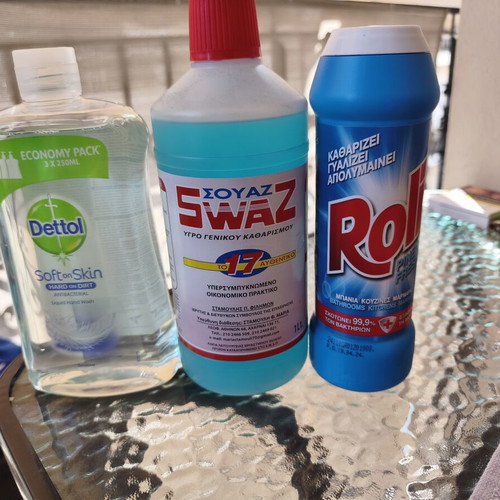 Cleaning products new, pack of 3