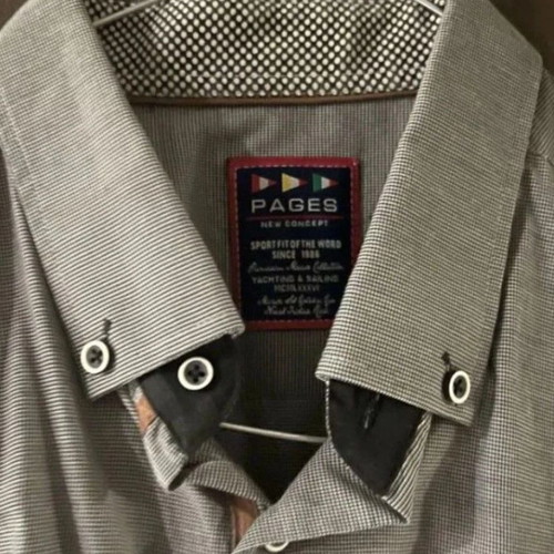 Men's gray dress shirt size L like new