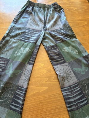 Shein Romwe Flared Bell Type Pants Like New, Size S, Green