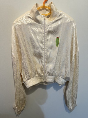Bomber jacket Hemithea peacock series new, gold color, size S