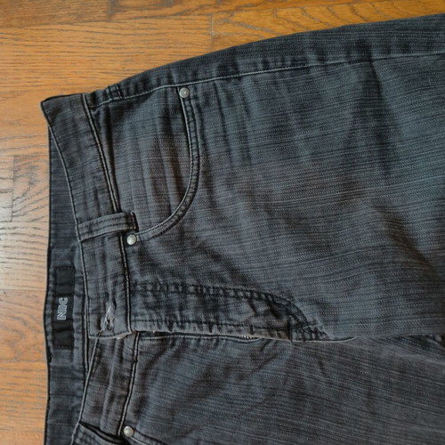 Gray jeans size L, very good condition, small stain