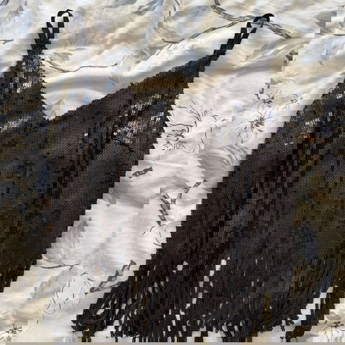 Bershka black top like new, size S