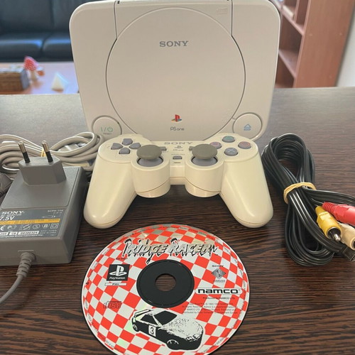Sony PS one Slim complete authentic PAL set like new with Ridge Racer