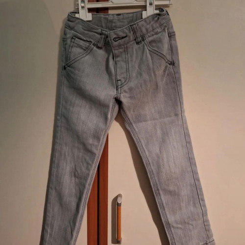 Mothercare 5Y Grey Jean like new with adjustable waistband