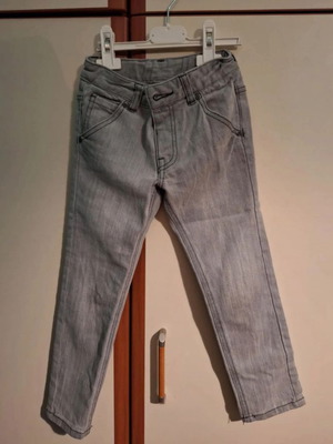 Mothercare 5Y Grey Jean like new with adjustable waistband