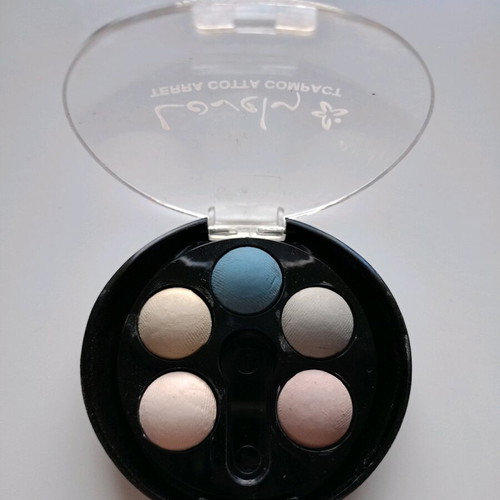 Eyeshadows lightly used