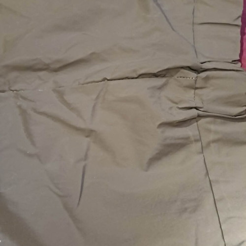 Reflective grey nylon pants, small size
