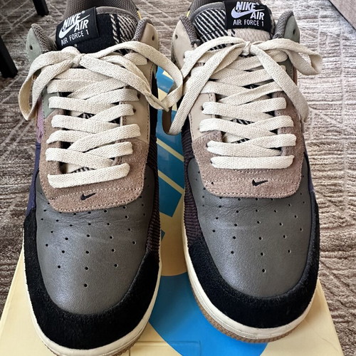 Nike Air Force 1 Cactus Jack sneakers, size 47.5, multicolor